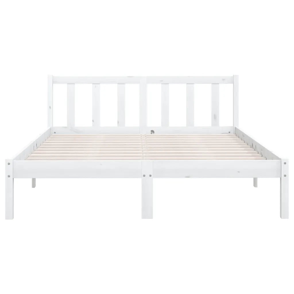 Giroletto Bianco in Legno Massello di Pino 140x200 cm 810083