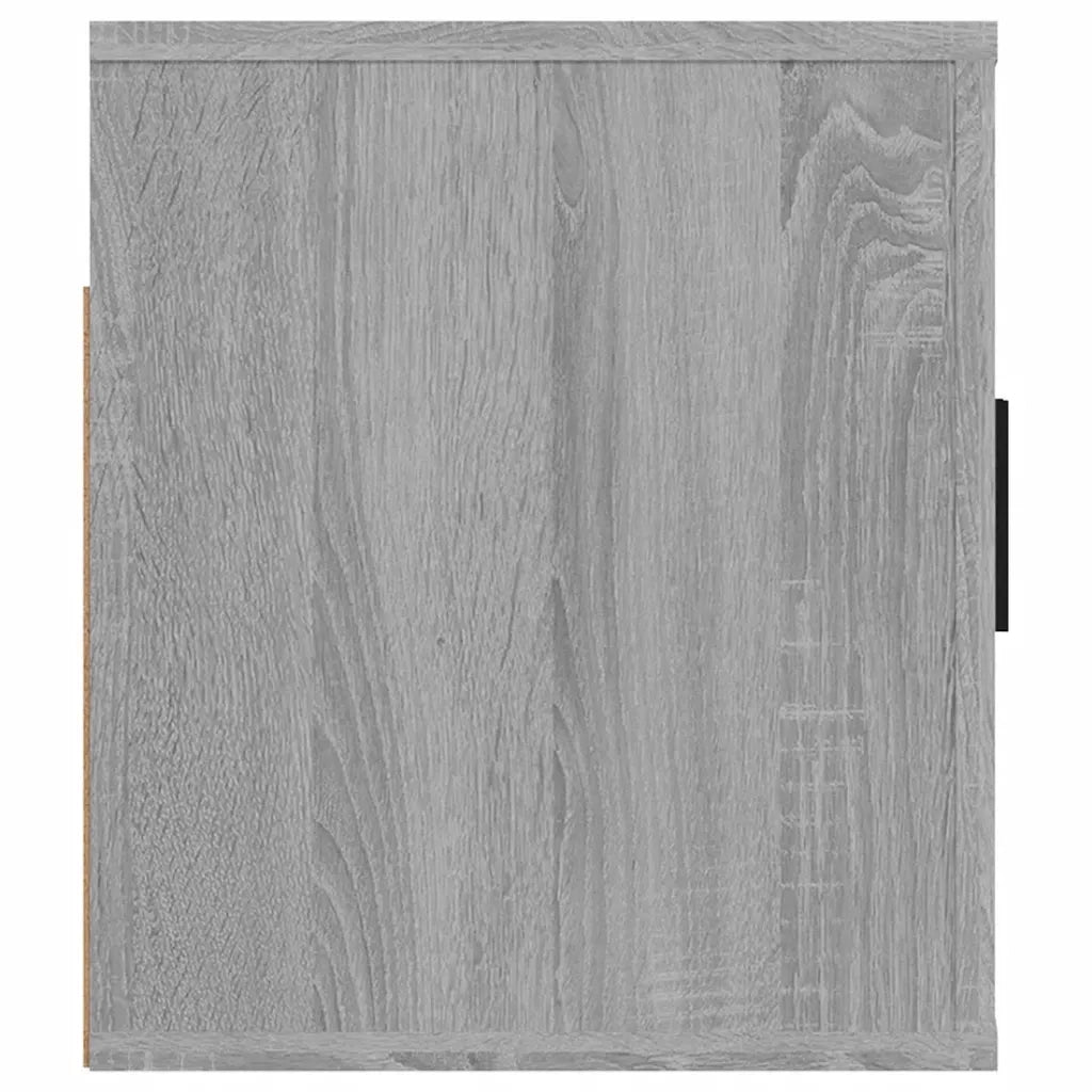 Mobile Porta TV a Parete grigio sonoma 80x34,5x40 cm