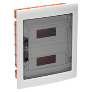 Gewiss centralini da incasso serie 40 cdi con porta fumé trasparente ip40 *** numero posti 36 moduli, confezione 1
