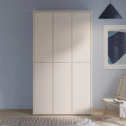Armadio multiuso Medea 6 ante cashmere 109x35x192 - Scarpiera e armadio salvaspazio