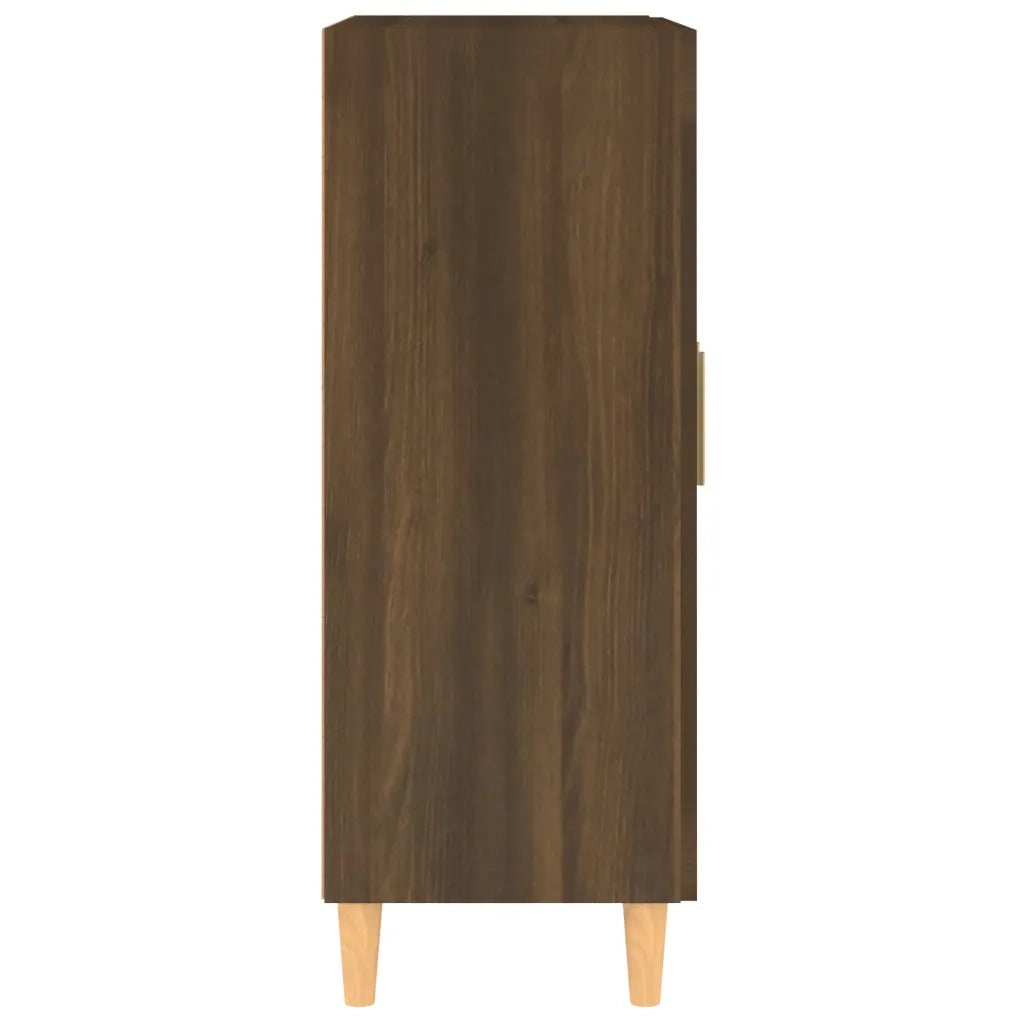 Credenza | Madia | Buffet da pranzo | Armadio da pranzo Rovere Marrone 69,5x34x90 cm in Legno Multistrato