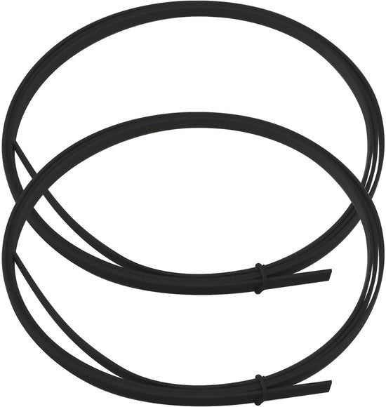 Impacco chitarra 2 pezzi - ABS - Nero - 1650x7x1,5mm - Decorativo - Sostenibile - Impacco chitarra