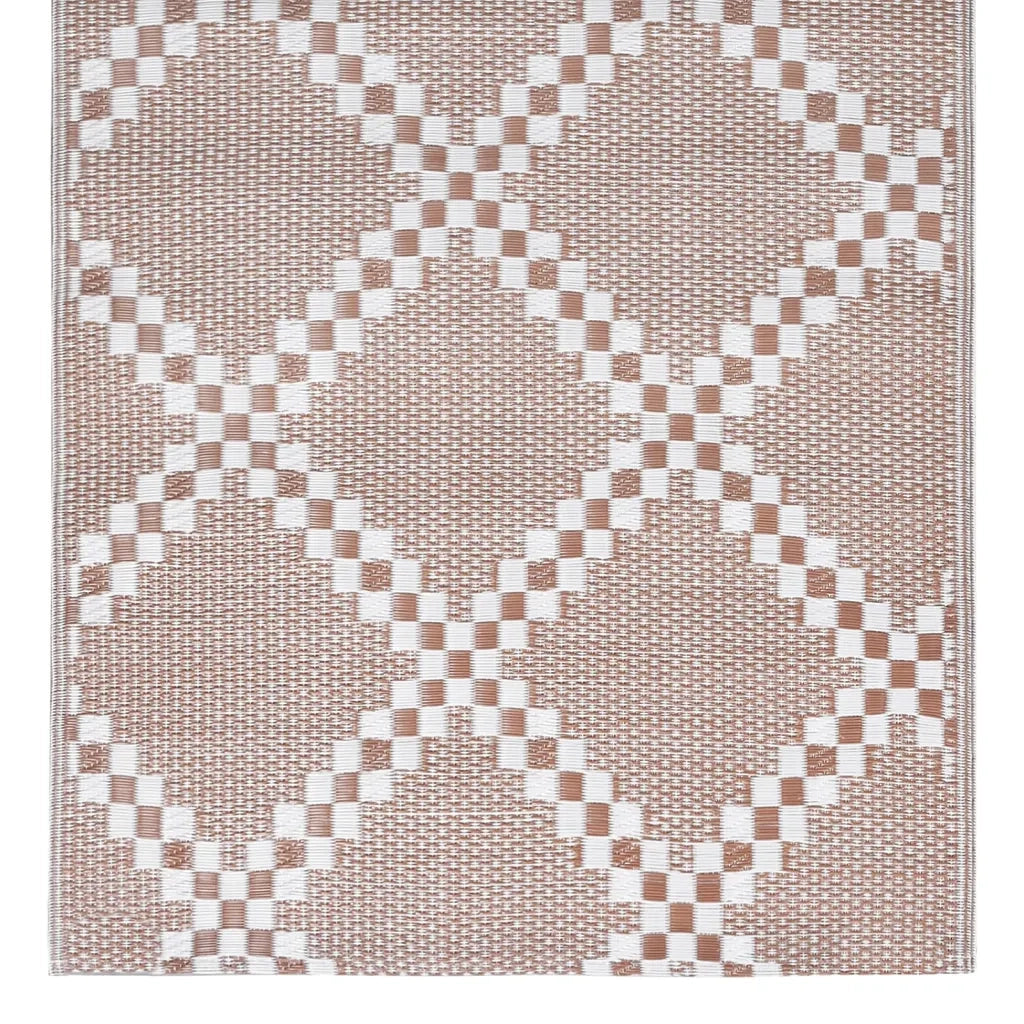 Tappeto da Esterni ARAKIL Marrone 160x230 cm in PP 310434