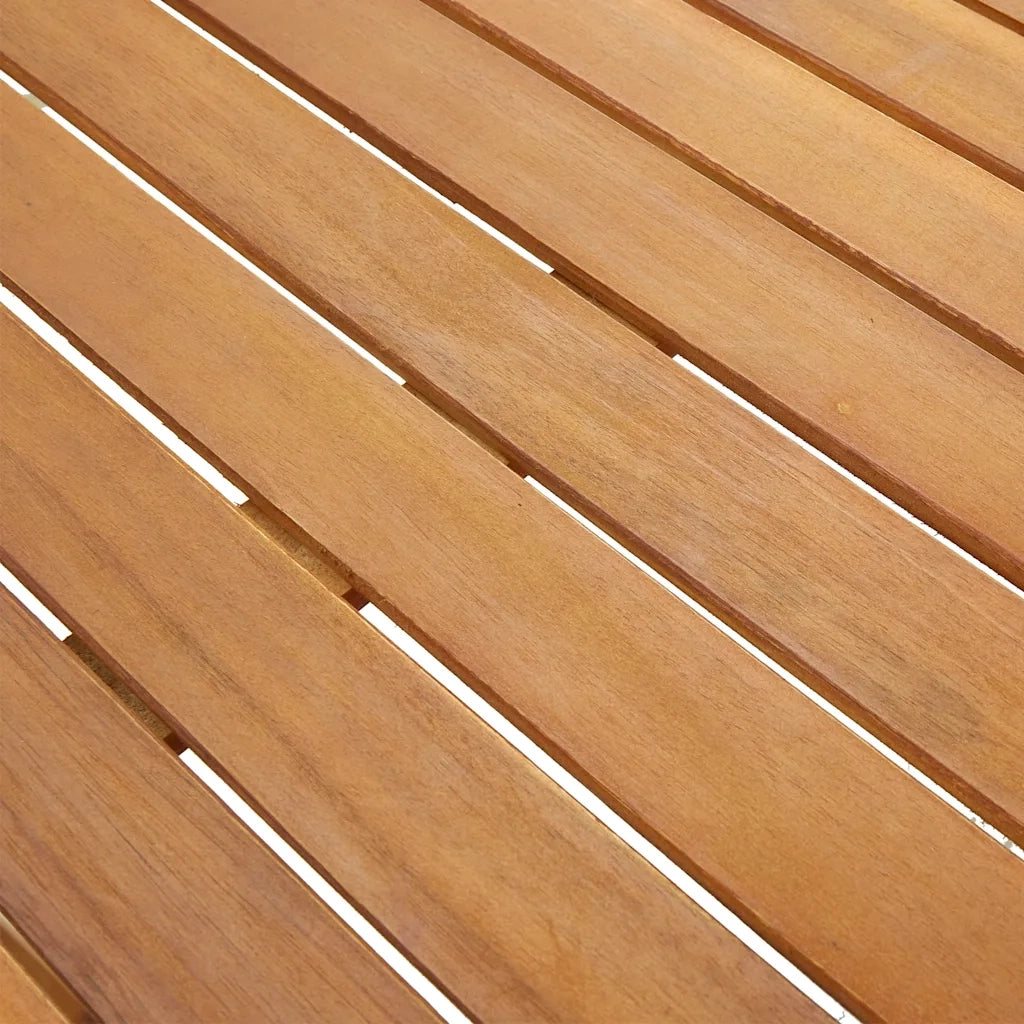 Tavolo da Giardino | Tavolino da esterno 140x80x74 cm in Legno Massello di Acacia