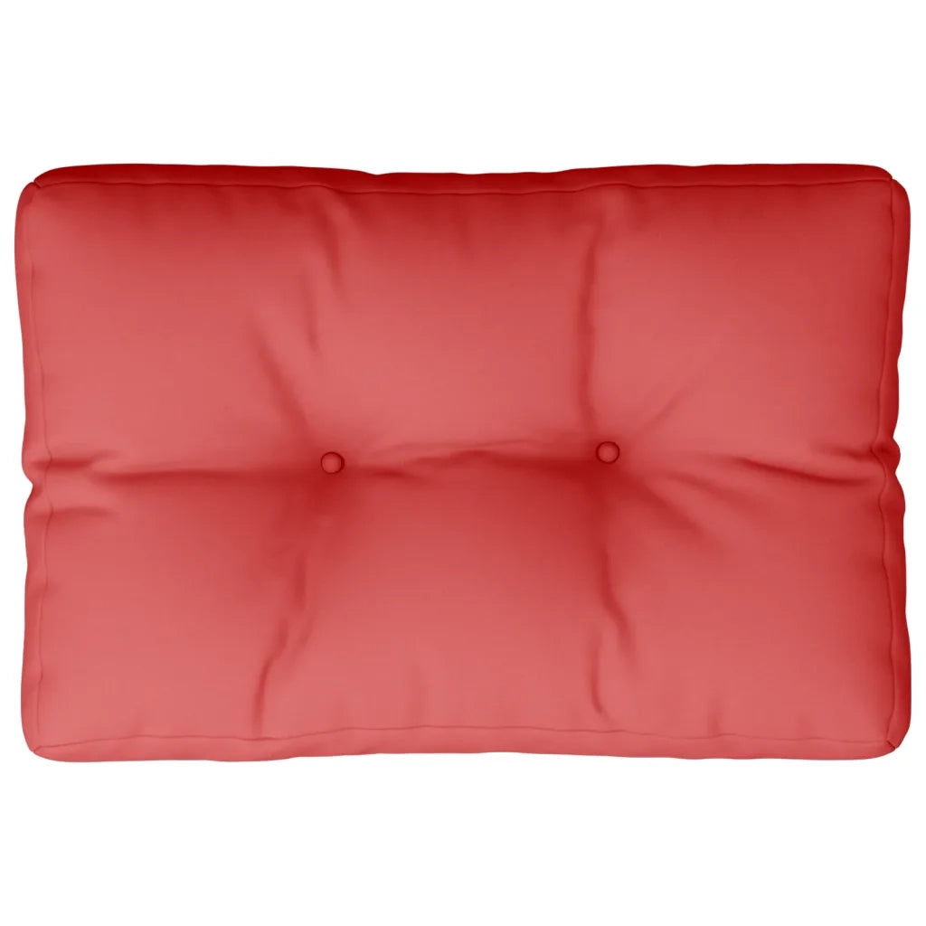 Cuscino per pallet | Cuscini per sedie Rosso 60x40x12 cm in Tessuto