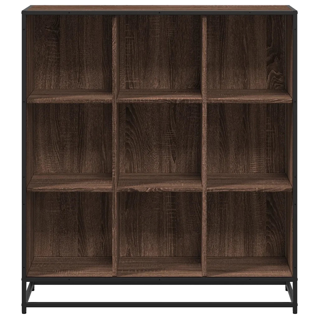 Libreria Rovere Marrone 97,5x33x107,5 cm Multistrato e Metallo 3300864