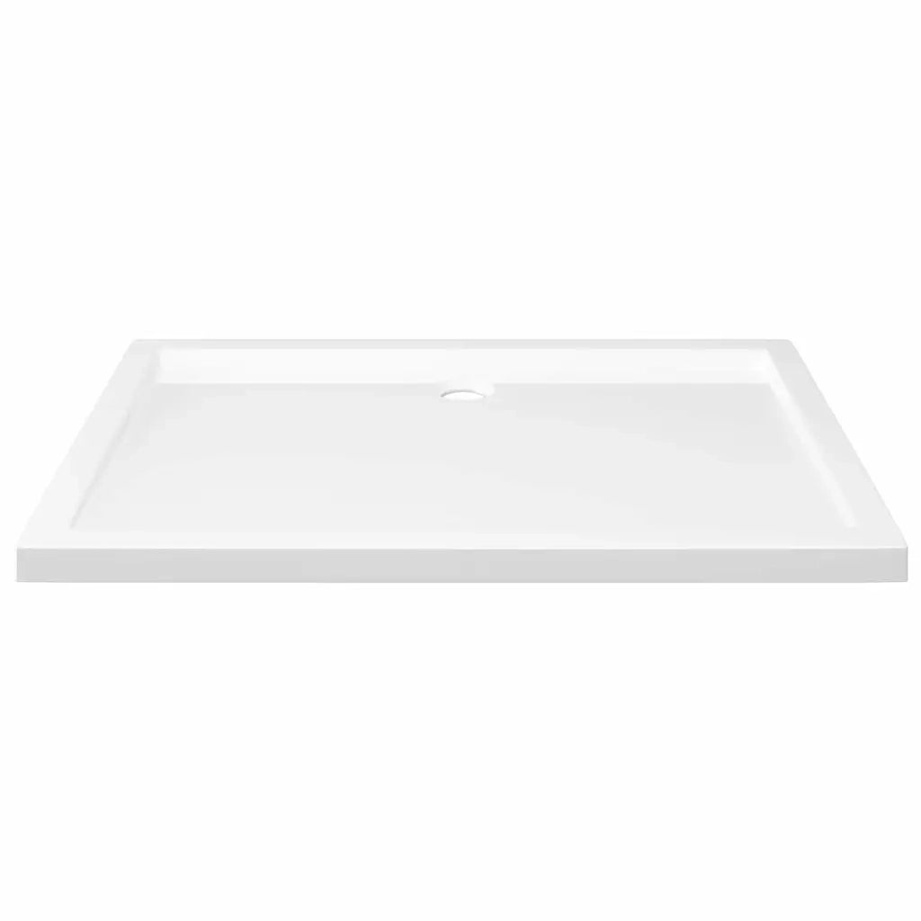 Piatto Doccia in ABS Rettangolare Bianco 80x110 cm 148909