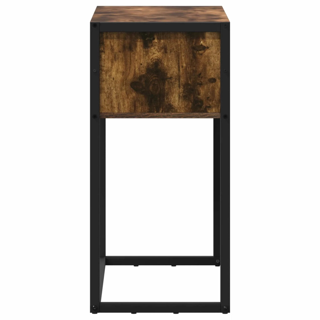 Tavolino Quercia Fumosa 100 x 36 x 75 cm Legno multistrato