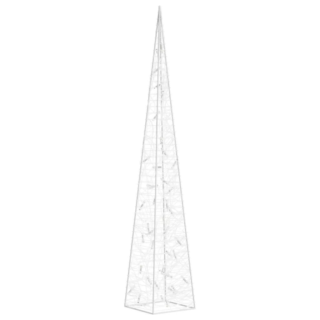 Cono di Luce LED Acrilico Decorativo Bianco Freddo 90 cm CFW8434186