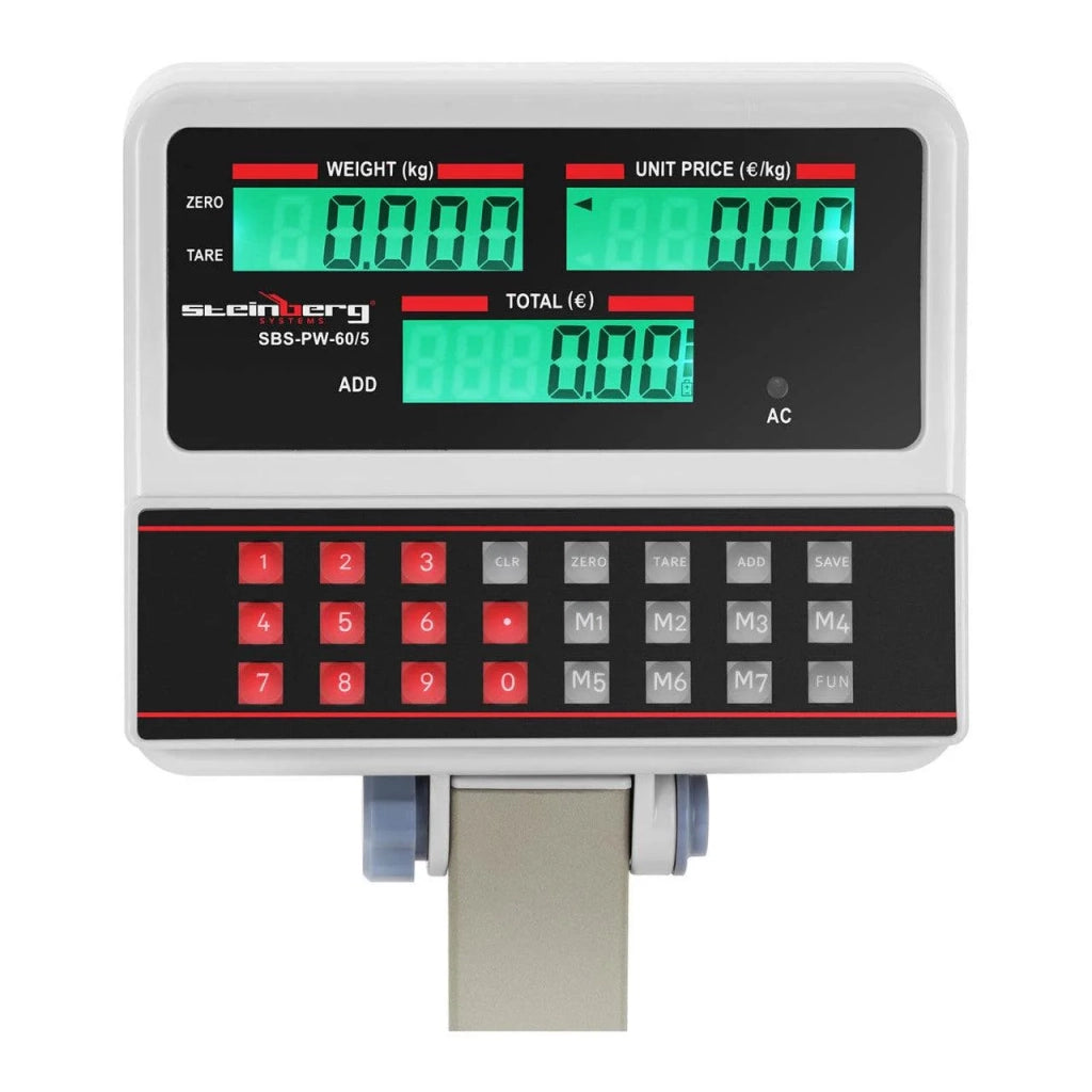 Bilancia peso-prezzo - 100kg/10g - LCD bianco 14_0000677