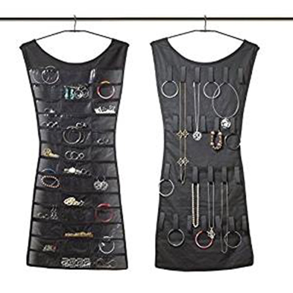 VESTITO ABITO PORTA GIOIE ESPOSITORE ORECCHINI BRACCIALI ANELLI BIGIOTTERIA -
