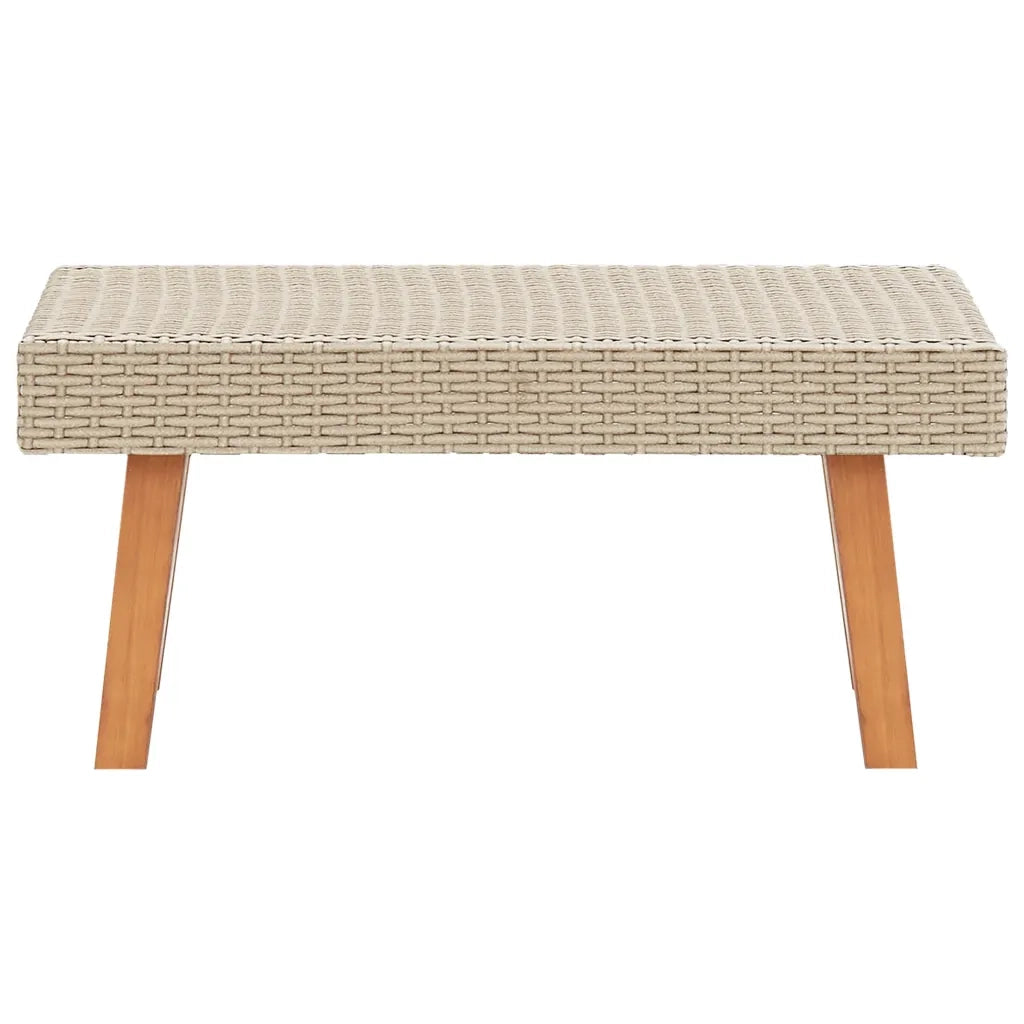 Set Divani da Giardino 2 pz con Cuscini in Polyrattan Beige 3059330