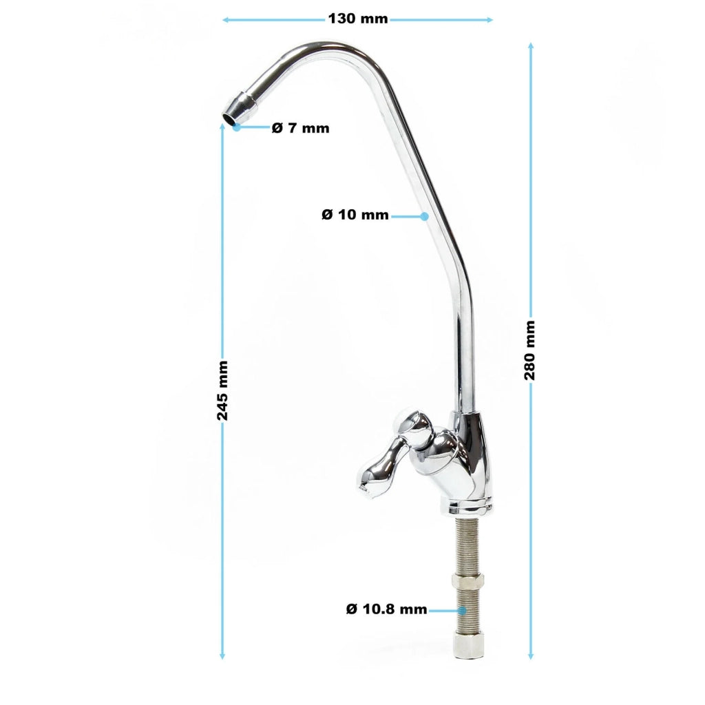 Rubinetto per osmosi inversa per cucina/bagno 1/4 di pollice - 6,35 mm standard d-04 16_0001781