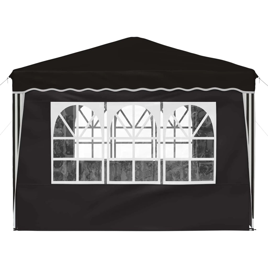 Tenda per feste a pop-up Nero 288 x 288 x 245 cm Tessuto Oxford 42019777