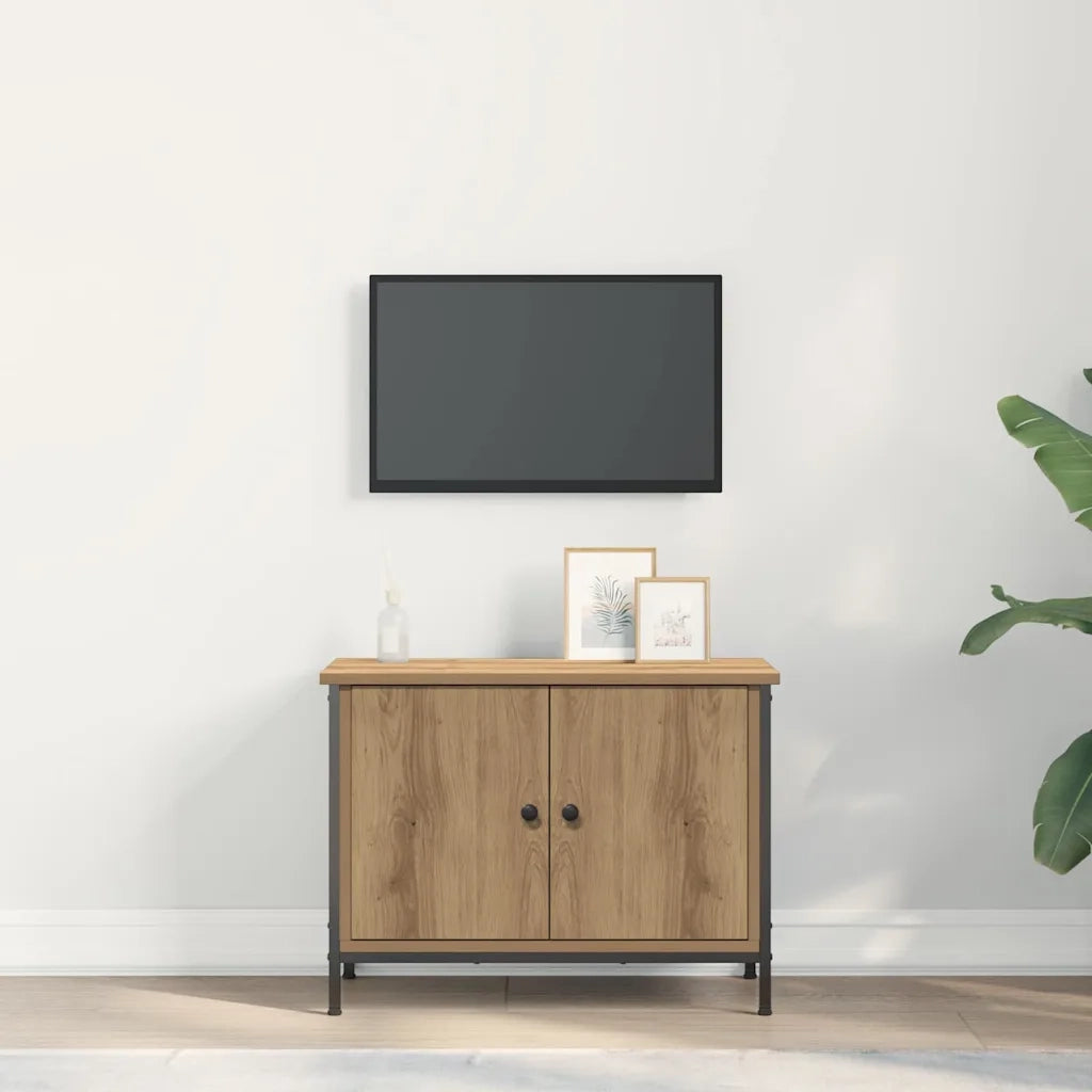 Mobile TV Rovere artigianale 60 x 35 x 45 cm Legno multistrato 873890
