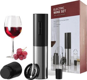 Opener elettrico per vino con illuminatore e dispenser - Kit di uncinatori elettrici ricaricabili per appassionati di vino (4 pezzi)