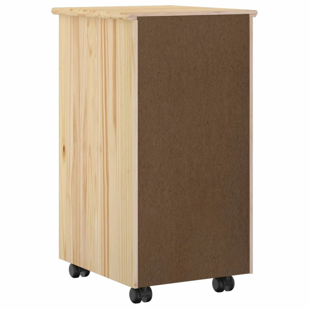 Mobile con Ruote con ruota Marrone 65,5 x 34 x 39 cm 42032389