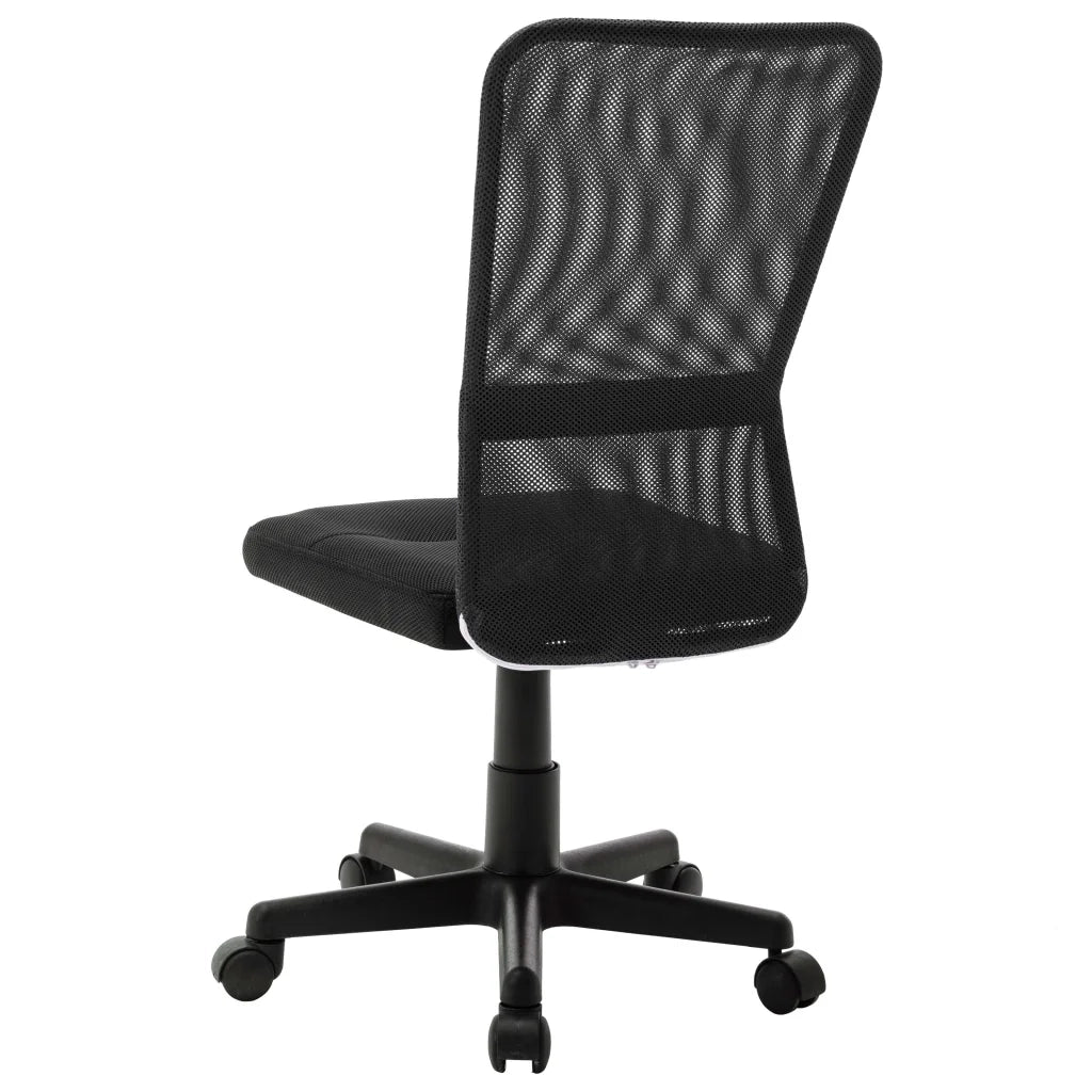 Sedia da Ufficio | Sedia da Gaming Nera 44x52x100 cm in Tessuto a Rete