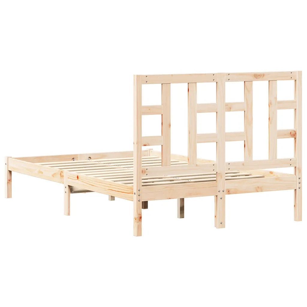 Giroletto-Struttura Letto in Legno Massello 120x200 cm 494888