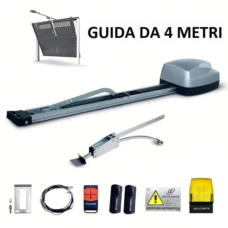 KIT AUTOMAZIONE PORTE BASCULANTI CONTRAPPESI + ACCESSORI COMPATIBILE CON KASER