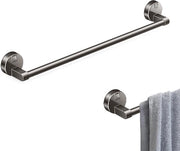 Sostegno per asciugamani senza forare - molto versatile e in acciaio inossidabile - 1 pezzo - spazio-aluminium - 40 cm