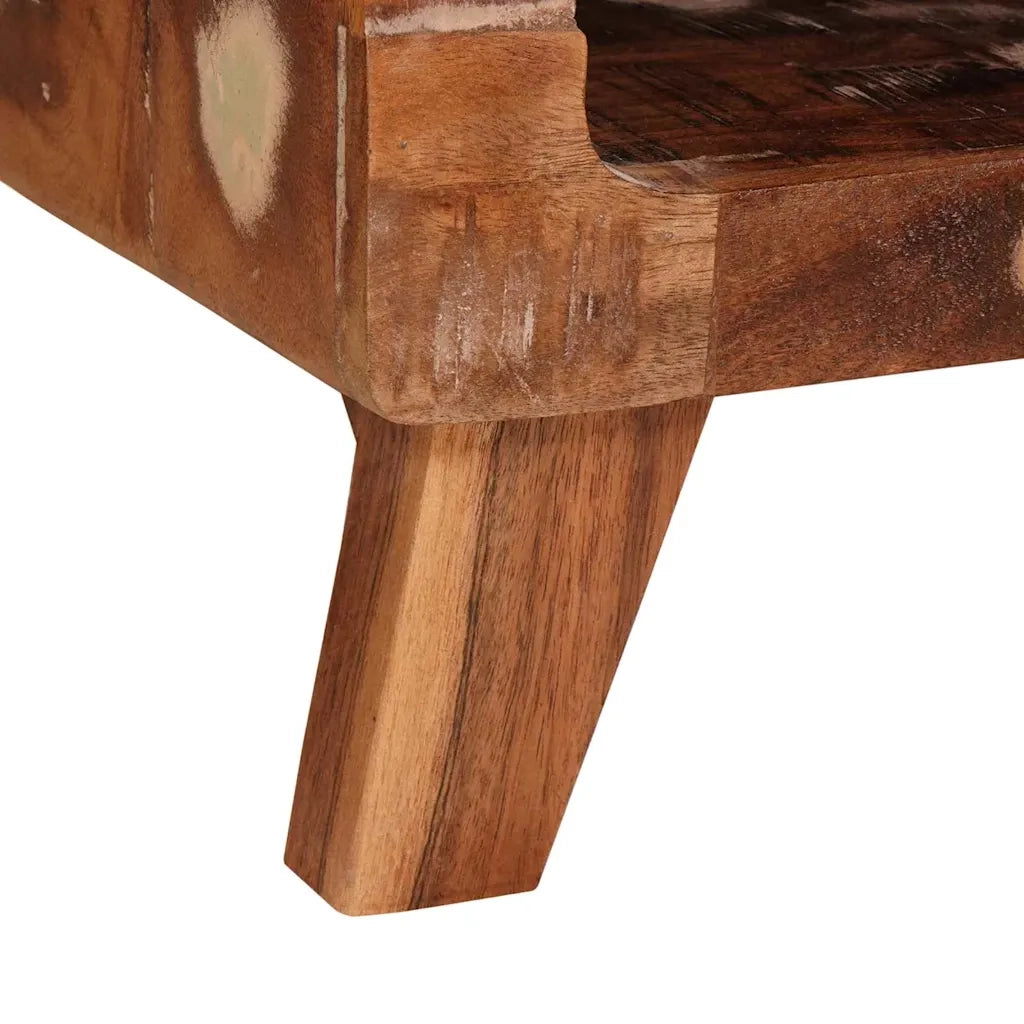 Tavolino Marrone 40 x 40 x 49 cm Legno Recuperato Massello 4104554