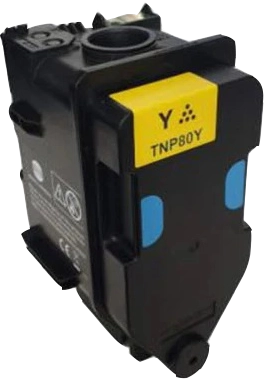 ORIGINAL Konica Minolta toner giallo AAJW252 TNP-80Y ~9000 Seiten