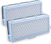 Set di filtri HEPA attivi da 2 pezzi adatto per Miele Classic Compact C1, Complete C2 e C3 - Sostituibile - Parte di aspirapolvere