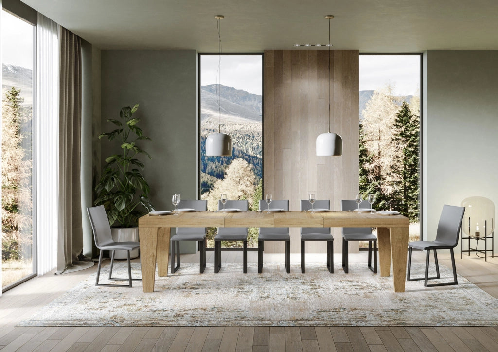 Tavolo allungabile 200/304x90 cm Spimbo Premium quercia natura