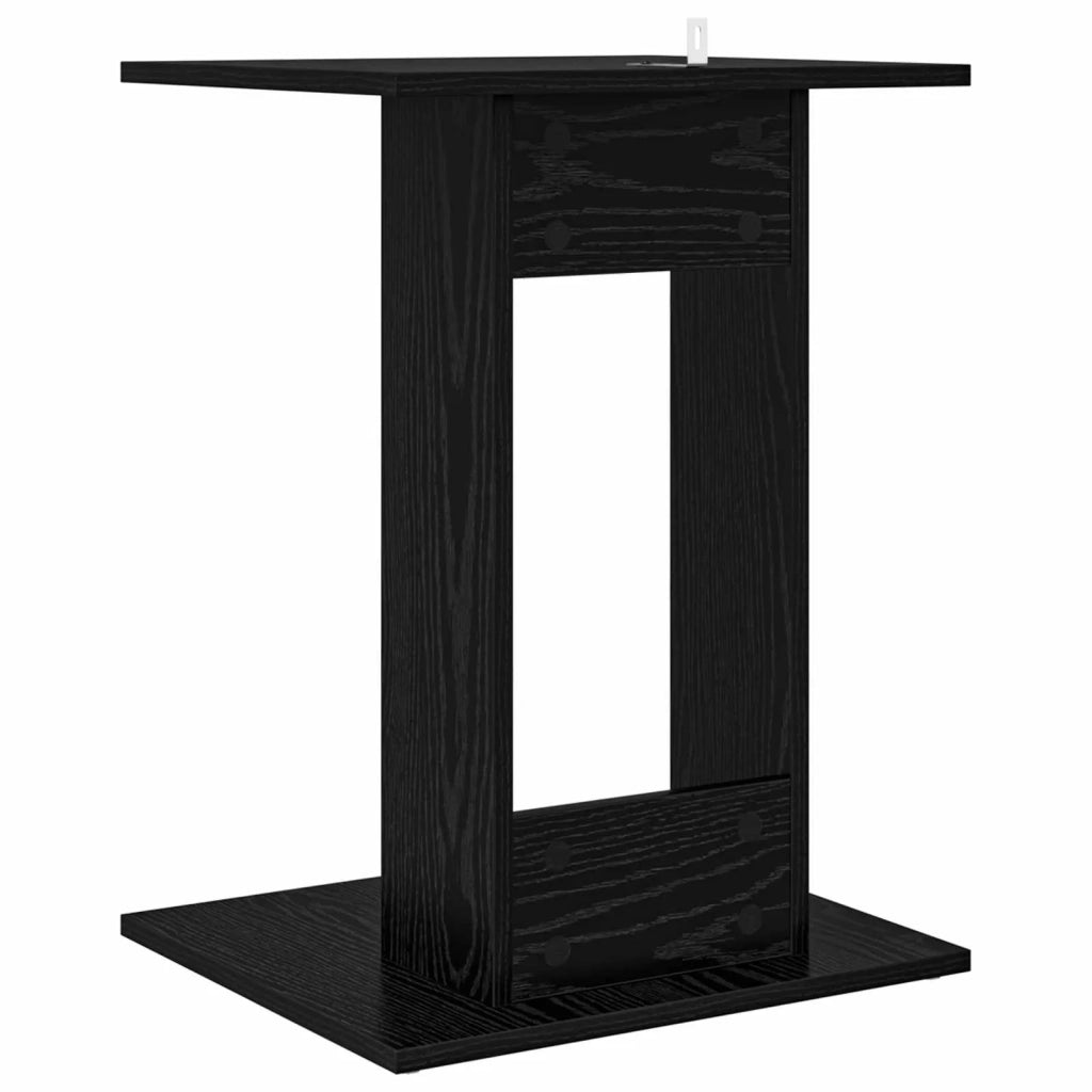 Tavolo laterale | Tavolino Rovere Nero 45 x 40 x 62,5 cm Legno multistrato