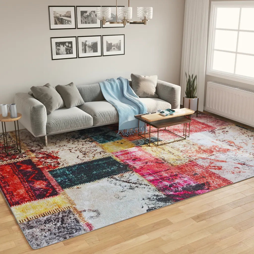Tappeto Lavabile Multicolore 400x300 cm 136635