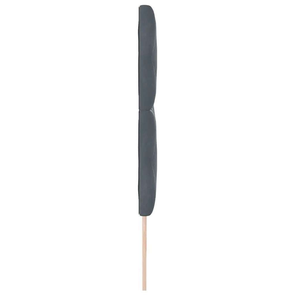 Testiera Grigio scuro 200 cm Velluto 3337959