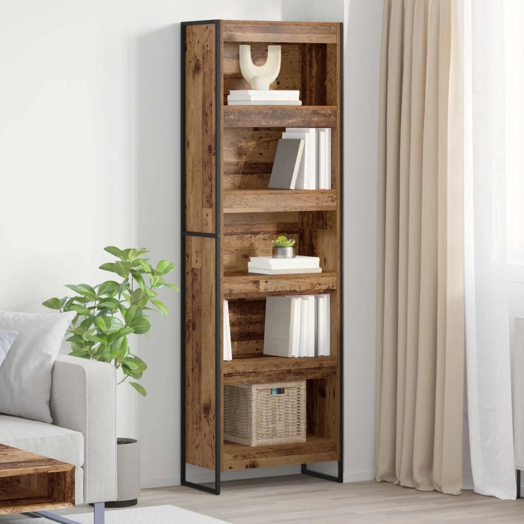 Armadio per Libri 2 pcs Legno vecchio 60 x 30 x 189,5 cm 3403002