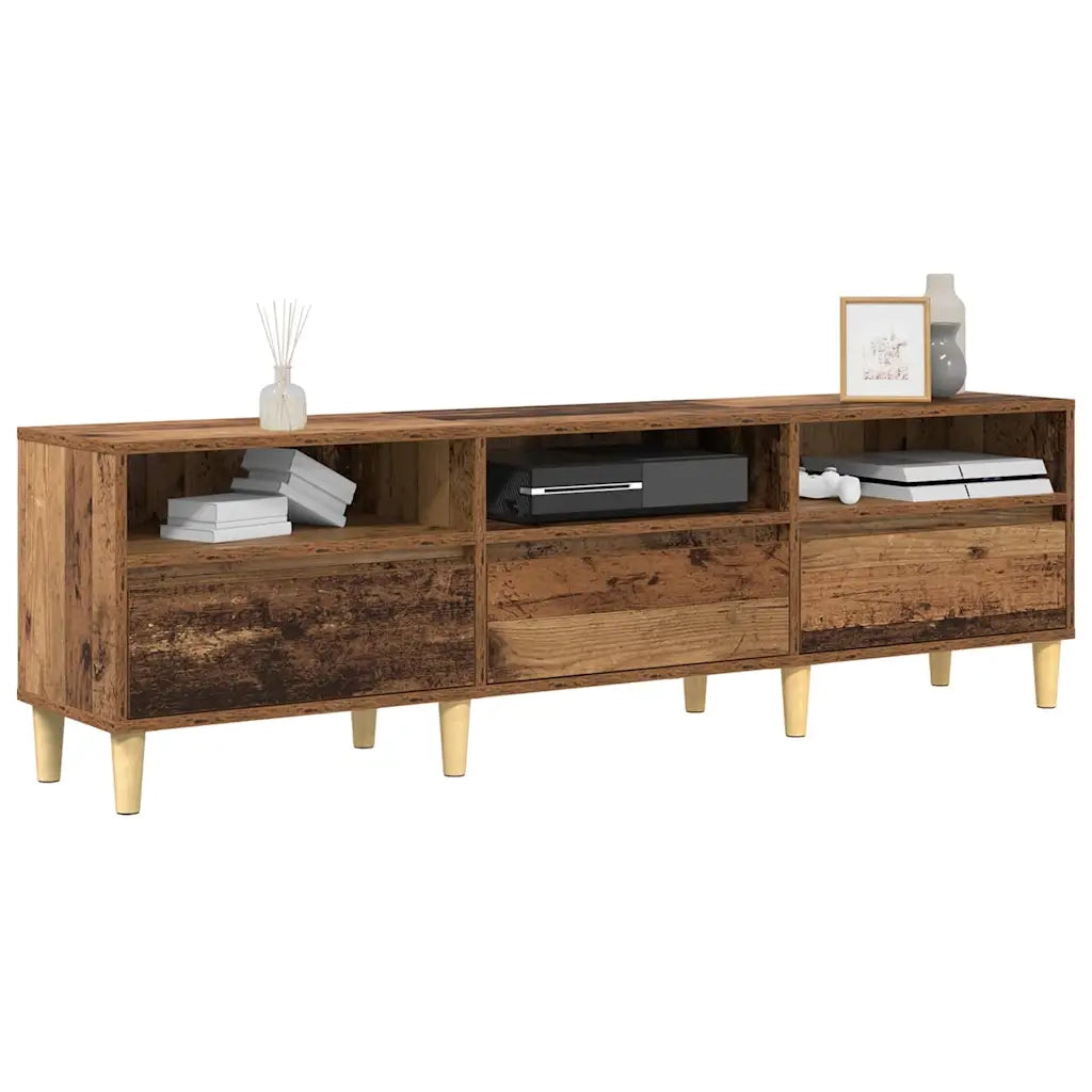 vidaXL Mobile TV Legno vecchio 150 x 30 x 45 cm Legno multistrato