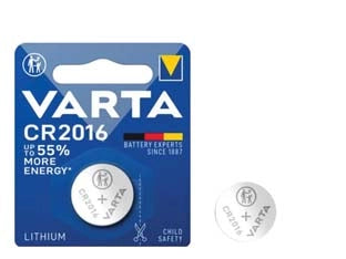 Pila Specialistica a Pastiglia al Litio Varta (CR2016) 10 Blister