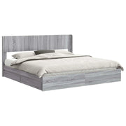 Letto da camera | Struttura del letto con stoccaggio e testata 3 pcs