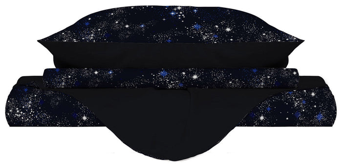 Copripiumino 1 Piazza e Mezzo con Federe Stampato in Microfibra Orione