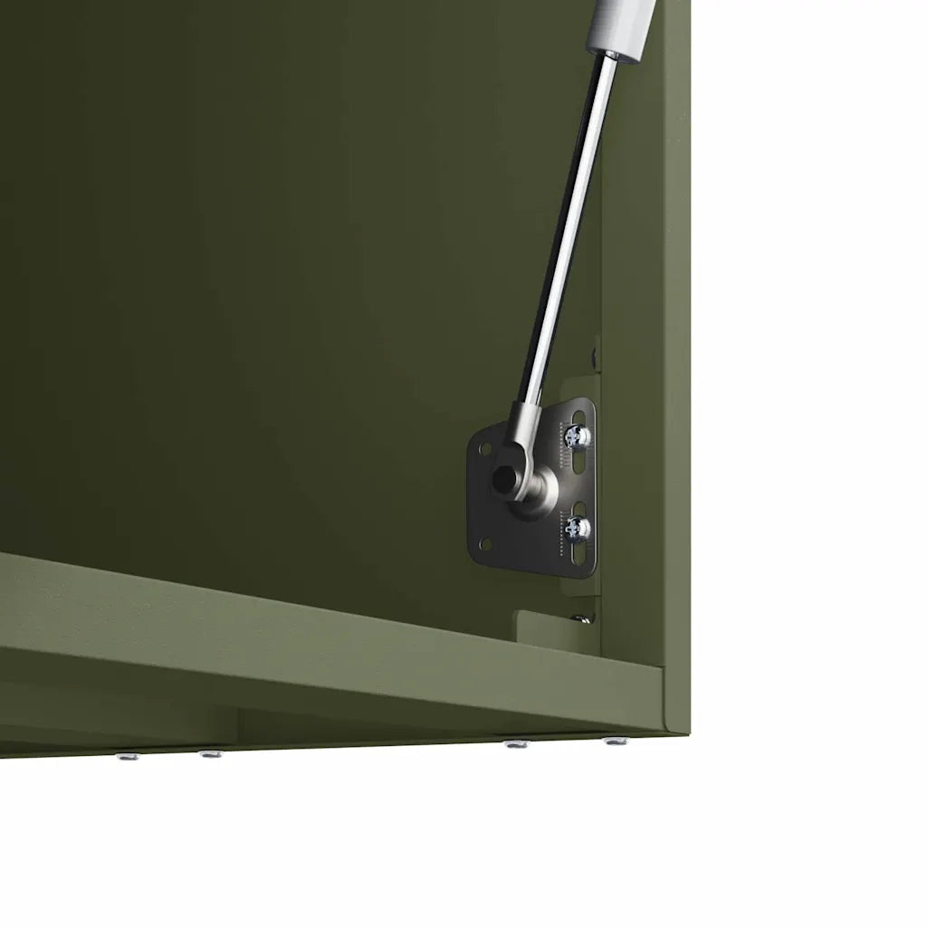 Armadio a muro per garage Oliver verde 80 x 33 x 35 cm 883279