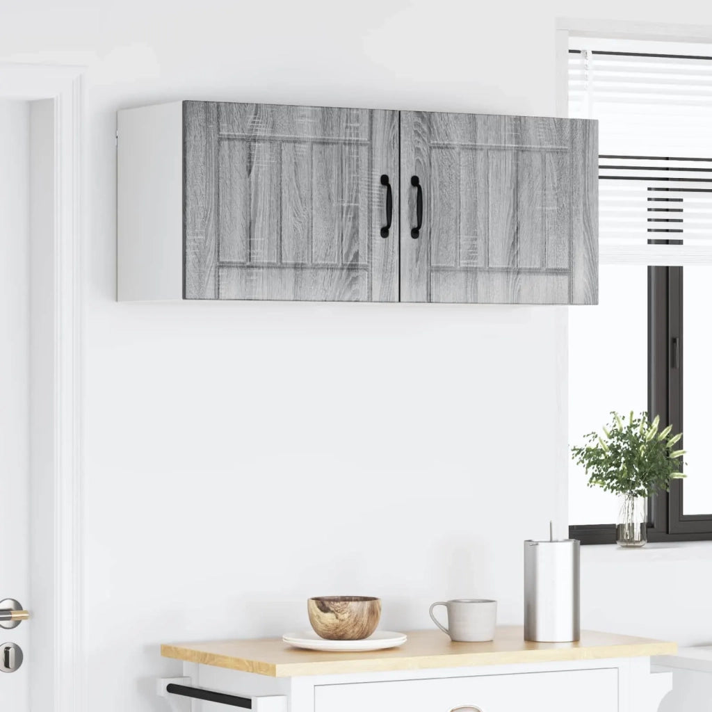 Armadietto a muro LUCCA 2 pcs Grigio Sonoma 50 x 31 x 40 cm