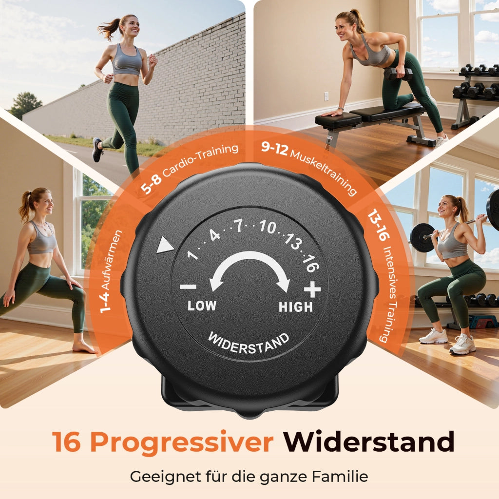 Cicloergometro YOSUDA ¨C zephmum ¨C 16 livelli, freno magnetico, 160kg, LCD