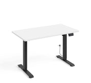 SCRIVANIA BIMOTION DESK 1S NERO OPACO BIANCO OPACO 120x65