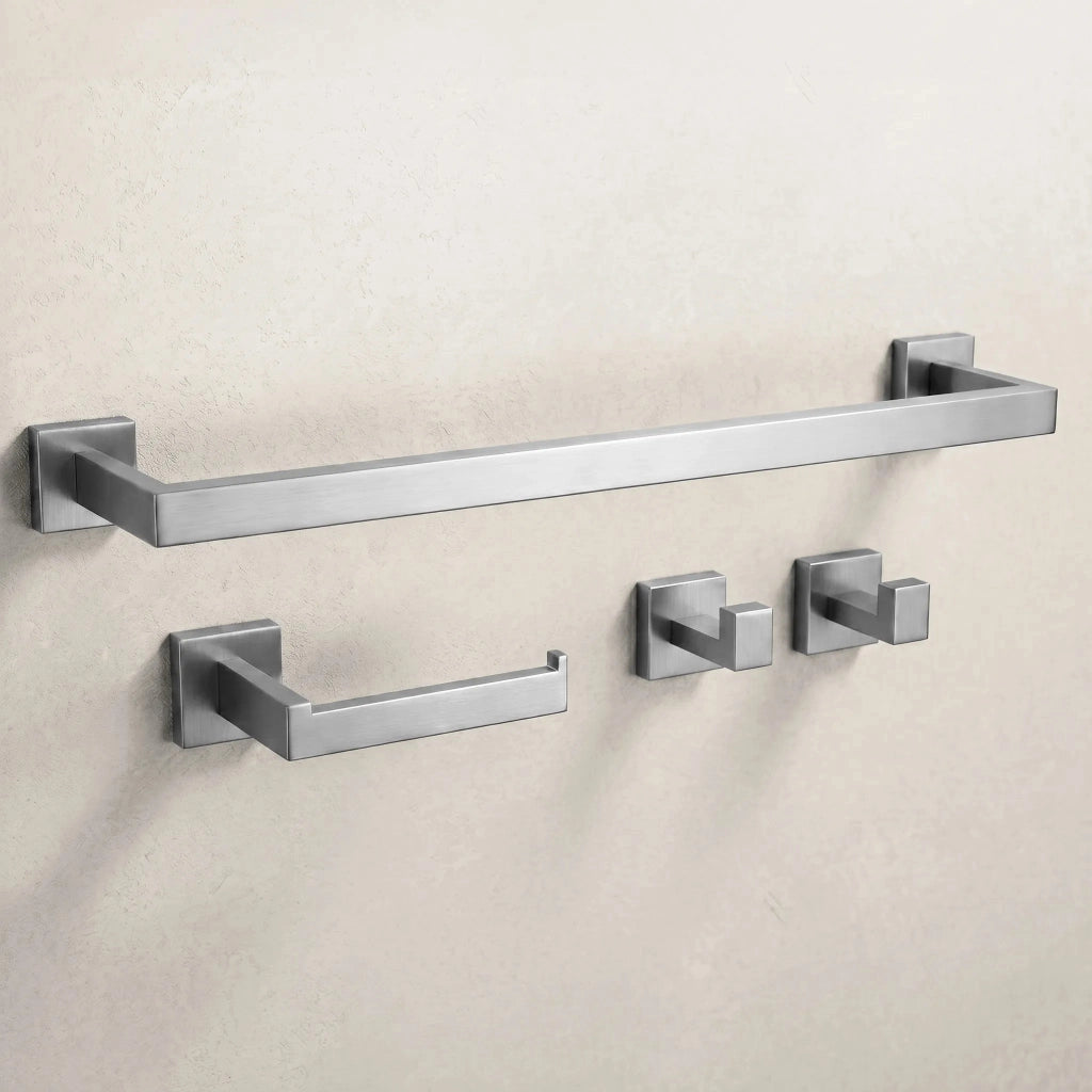 Set Accessori Da Bagno Rio Brush Nickel 4 Pezzi