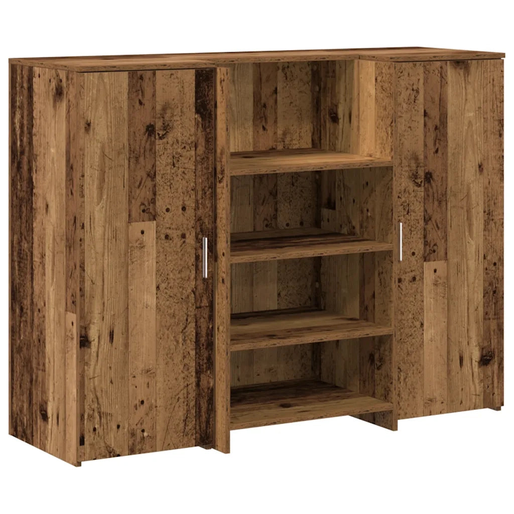 Banco Reception Legno Vecchio 135x50x103,5 cm Legno Multistrato 3324194