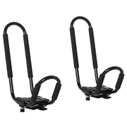 SET 2 STAFFE PORTA KAYAK CON ATTACCO UNIVERSALE 46X 16.5 X 47 CM  NERO