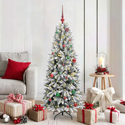 Albero di Natale artificiale con 150 LED Bianco 150 cm 3396041