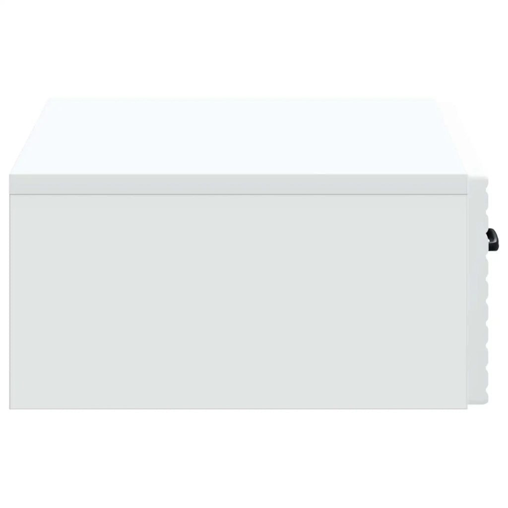 Tavolino da Parete Laterale Bianco 59 x 34,5 x 17 cm 898655