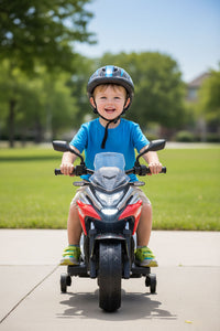 Moto Elettrica per Bambini Licenza Ufficiale Honda NC750X 12V 4,5Ah Rosso