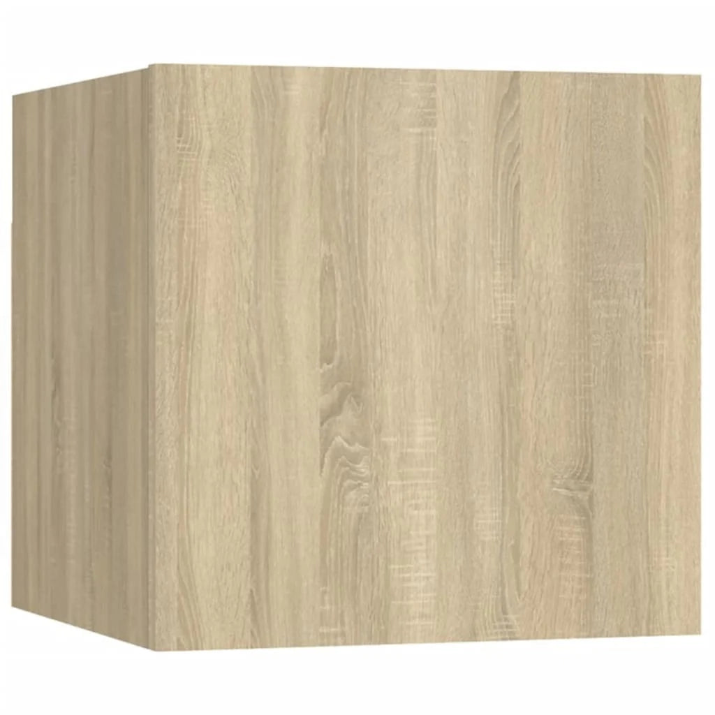 Set di mobili mobile credenza TV televisione soggiorno camera da letto soggiorno 8 pezzi rovere Sonoma multistrato marrone 02_0025312