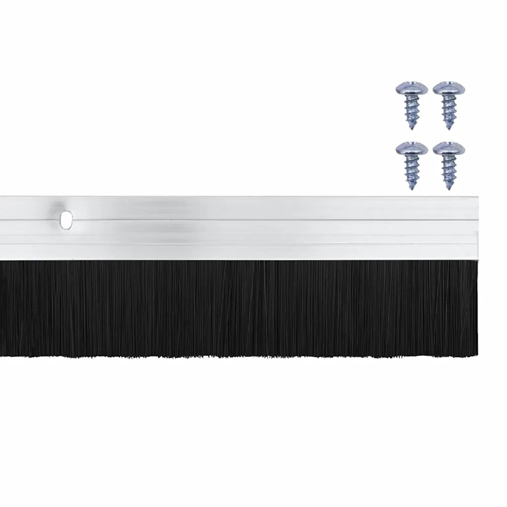 Spazzole per porte a vite 2 pz Argento 100 cm CFW4686390