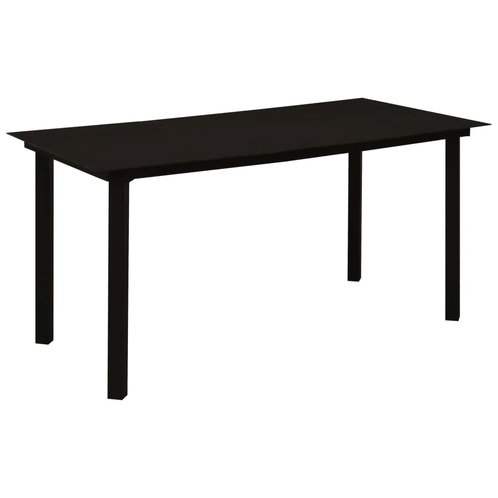 Set da pranzo da giardino 7 pz in polyrattan e vetro 02_0014241